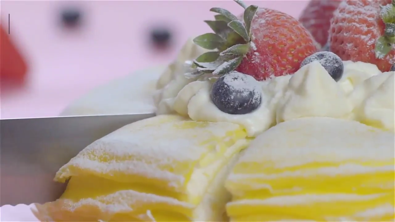 平底锅榴莲千层蛋糕怎么做