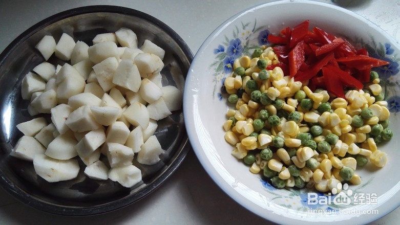 家常荸荠炒虾仁