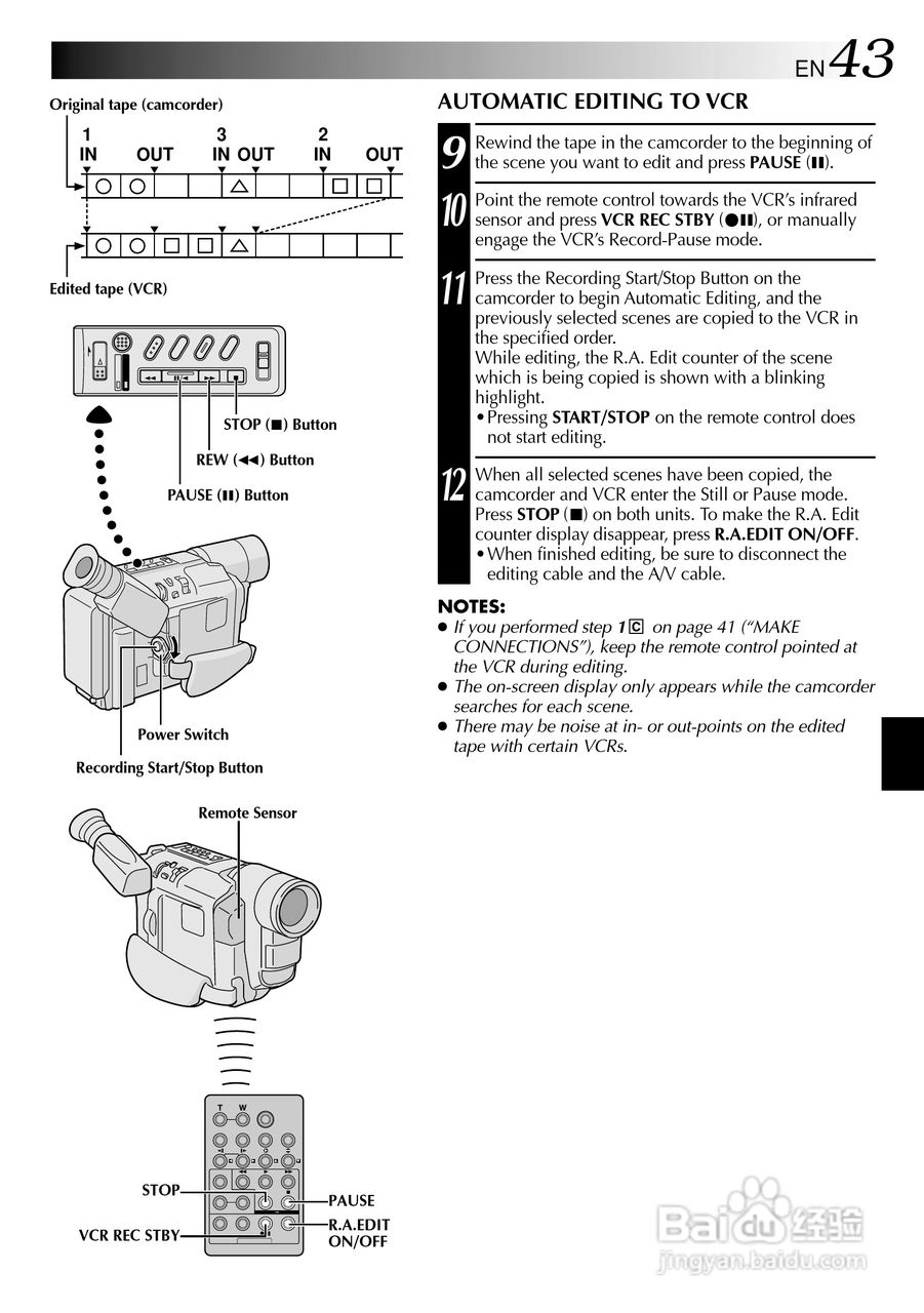 胜利GR-FXM17A数码摄像机使用说明书:[5]