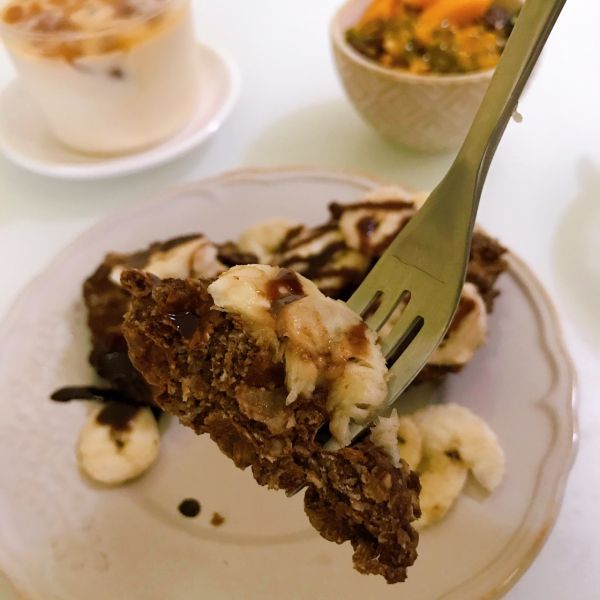 可可燕麦华夫饼