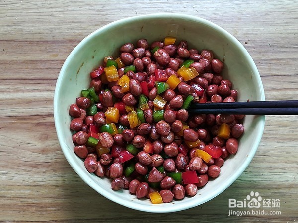 怎么做彩椒糖醋花生