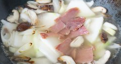 家常冬瓜火腿汤的做法