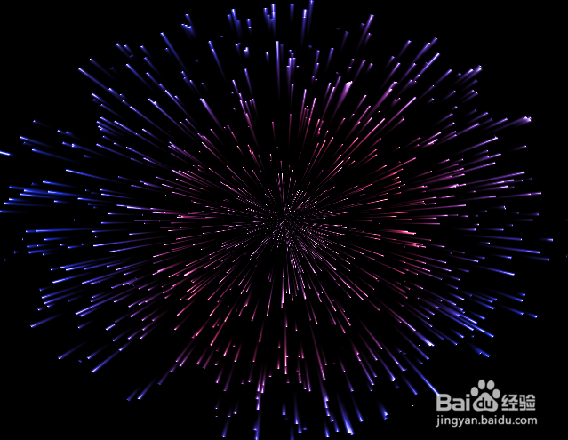 PS烟花效果