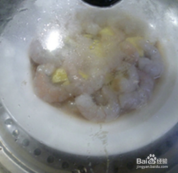 虾仁蒸目鱼蛋的做法