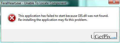 如何修复Windows上无法找到Ois.dll错误