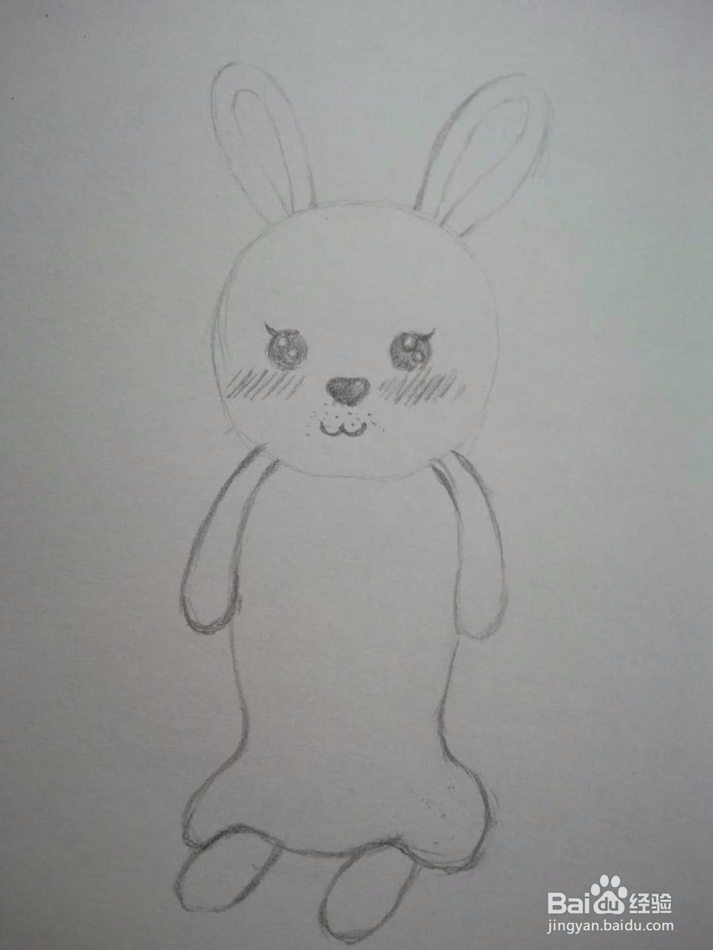 如何画兔子的简笔画