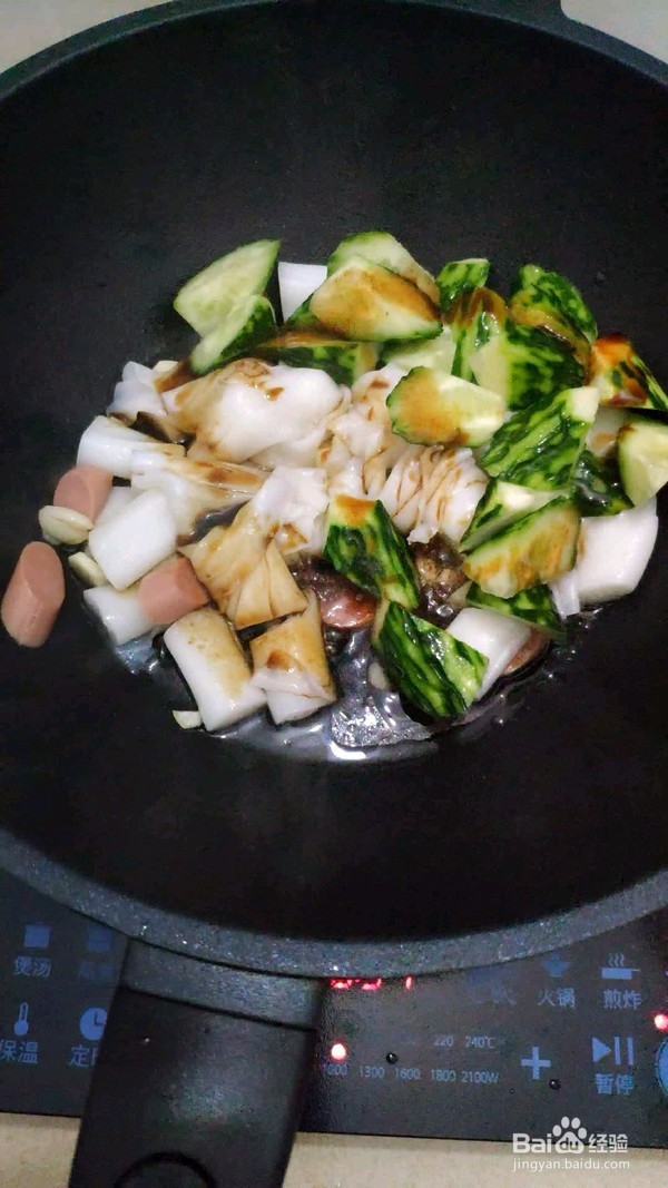 青瓜味猪肠粉的做法