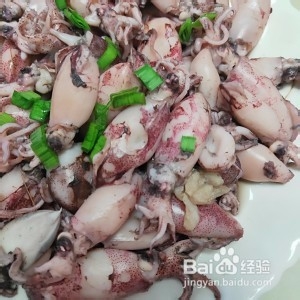 不一样做法的白灼鱿鱼仔