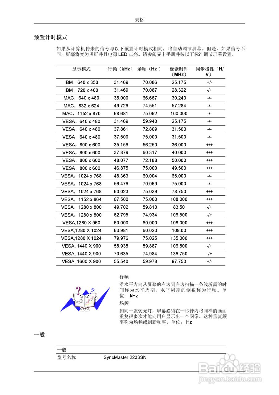 三星2233SN液晶显示器使用说明书:[7]
