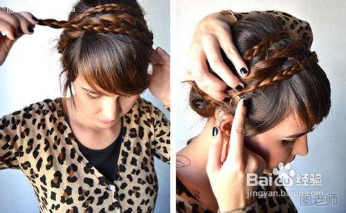 编织盘发技巧教你如何盘出优雅发型