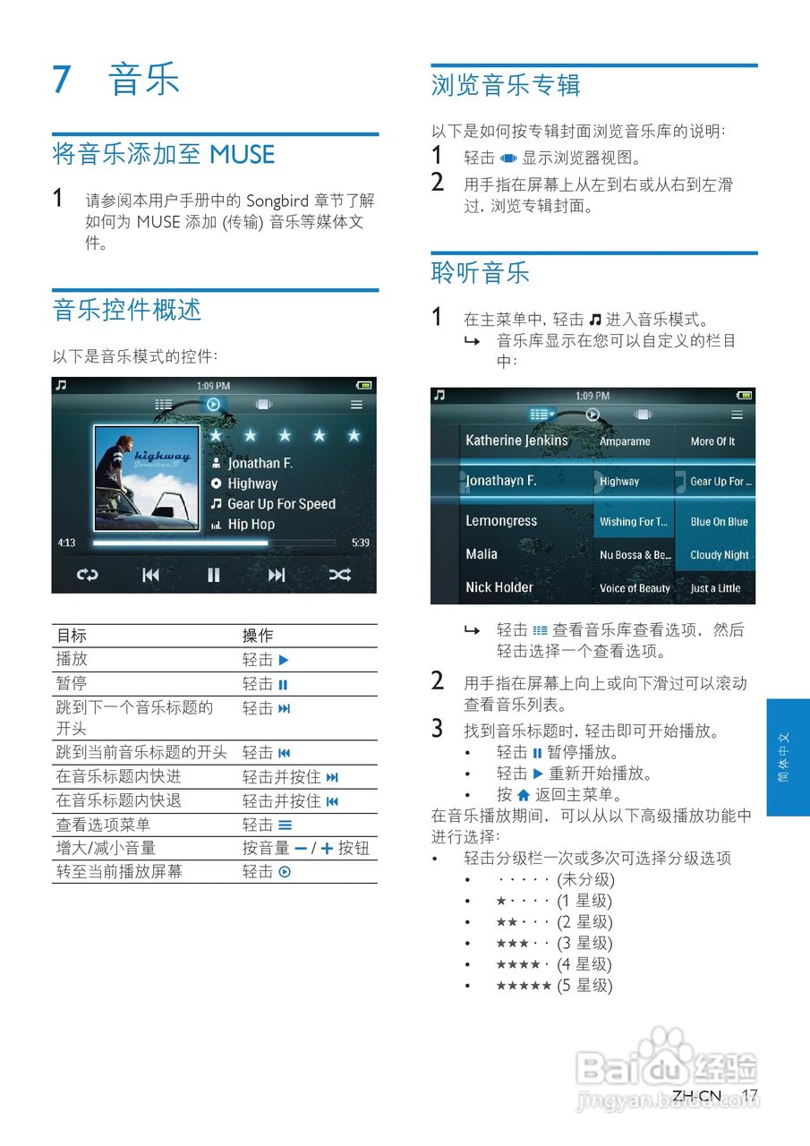 飞利浦SA2MUS08 MP4播放器使用说明书:[2]