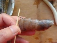 白菜炒大虾详细做法