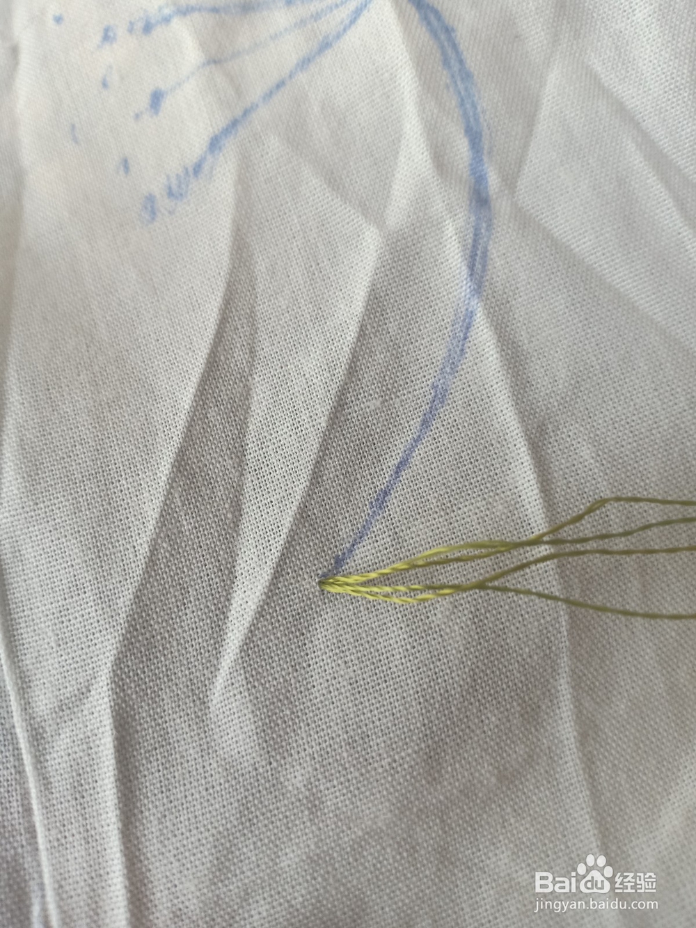 怎么绣蒲公英花