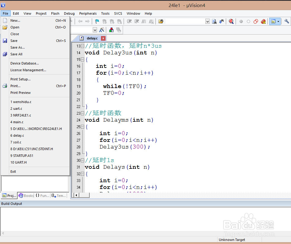 如何使KEILE4支持C51