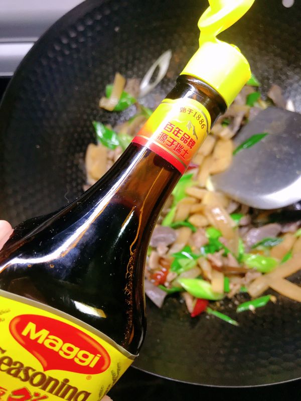 美极泡菜炒鸡杂