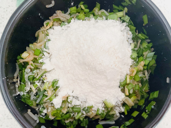 十分钟分钟超快手早餐韭菜鸡蛋饼