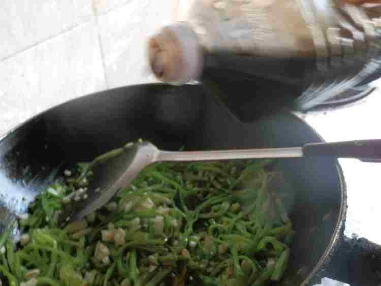 清炒扁豆丝，素食中的佼佼者！