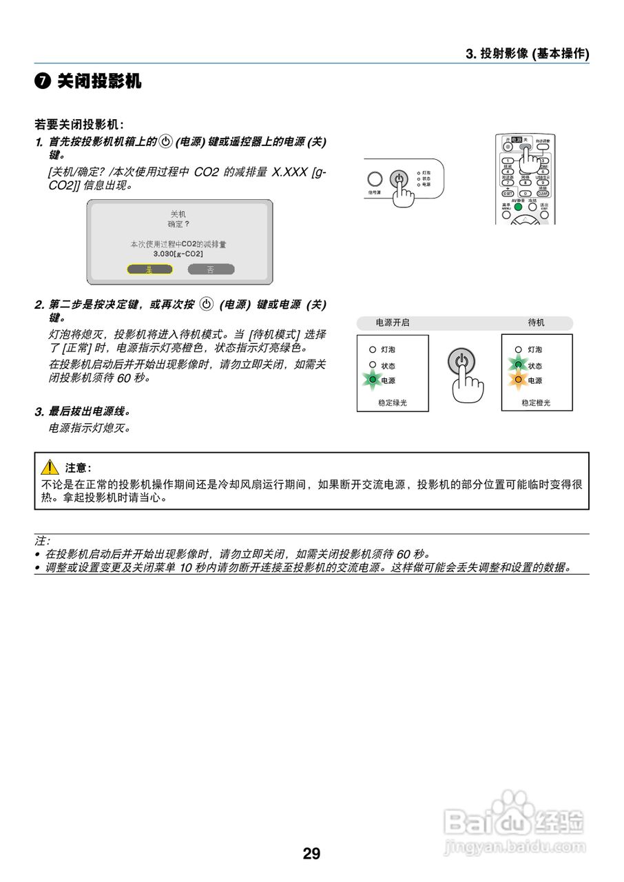 日电NP-V260W+投影机说明书:[4]