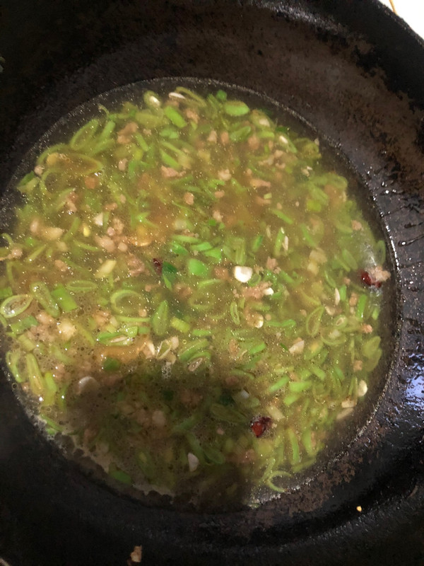 肉沫豆角打卤面