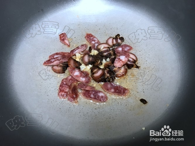 如何用腊味炒台湾椰菜花
