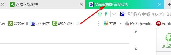 教你如何使用360浏览器Se8版之标签设置