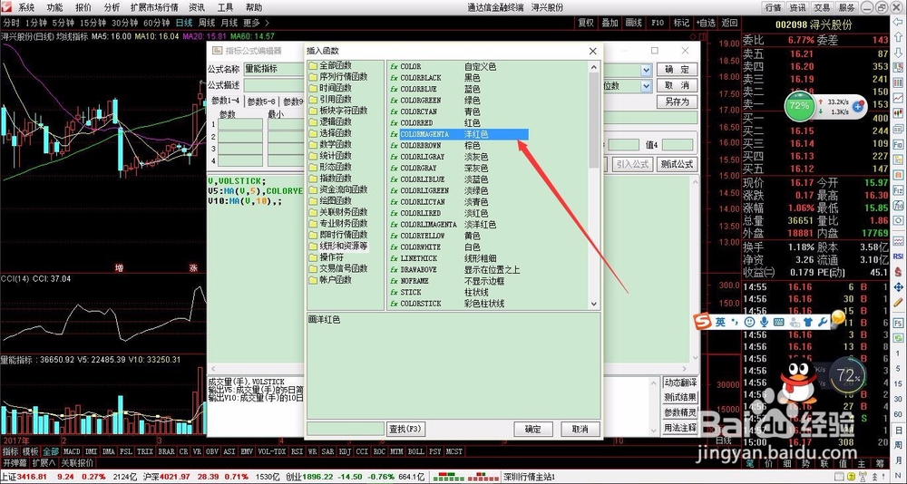 轻松学股票公式编写之MA简单移动平均数函数-4