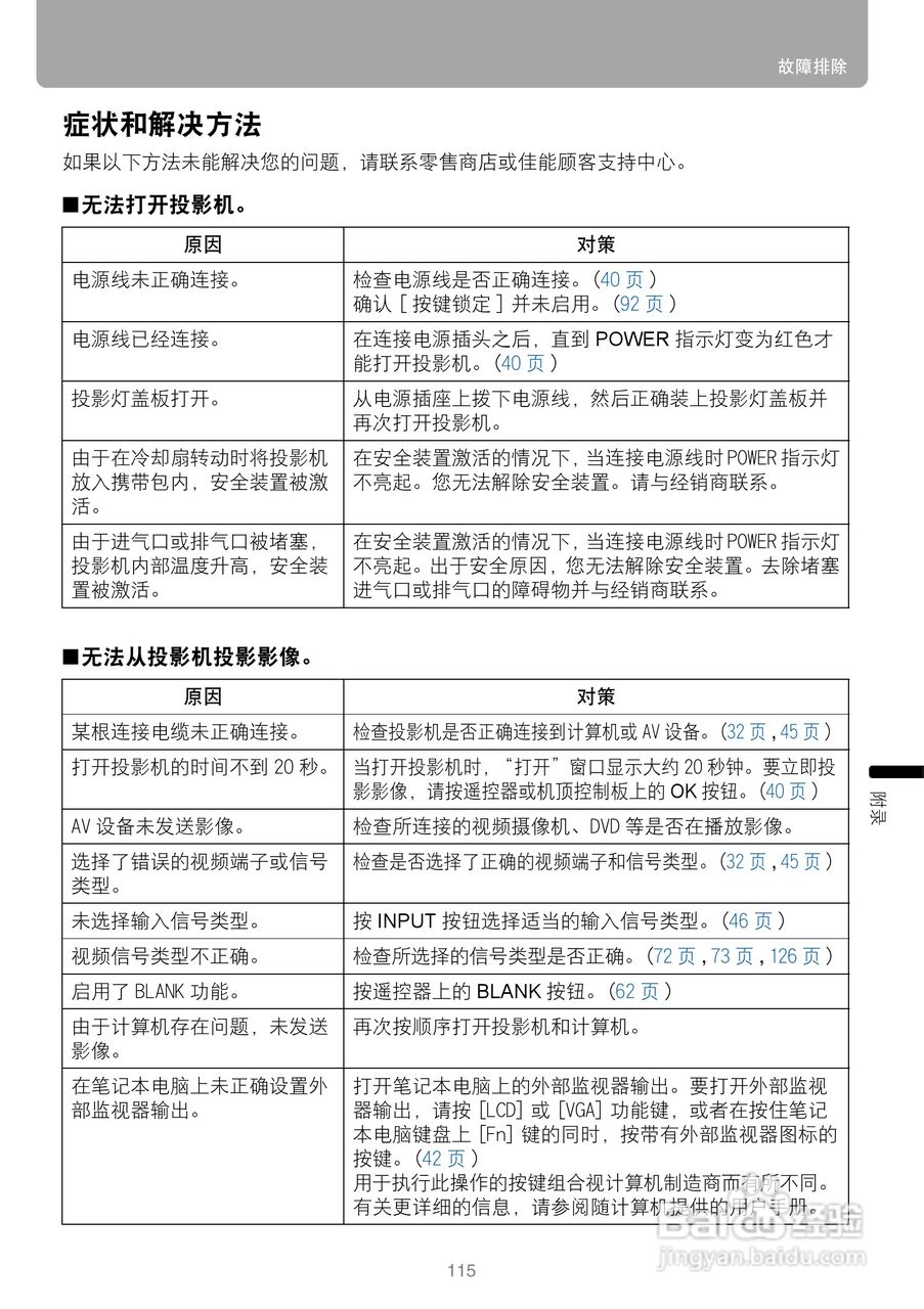 佳能WUX10投影仪使用说明书:[12]