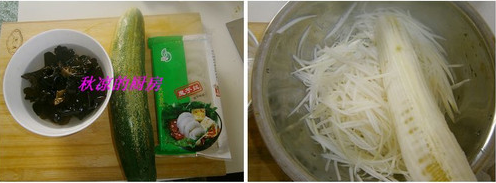 如何做瓜丝木耳拌魔芋