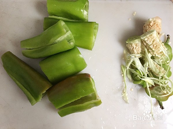 怎样做榄菜酿尖椒