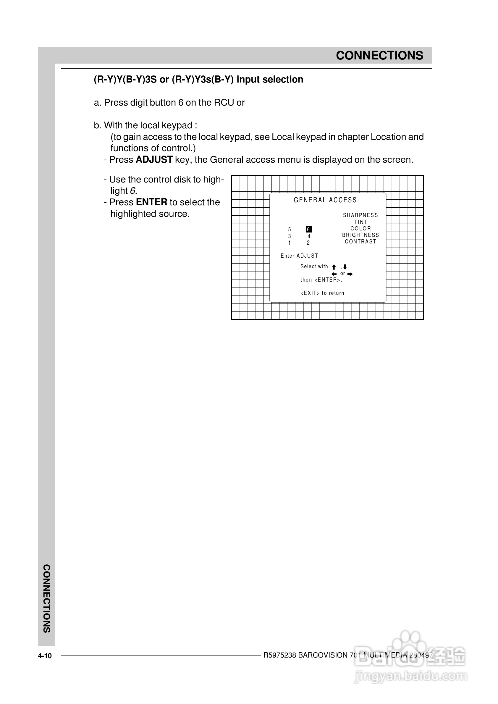 Barco巴可 VISION 701投影机说明书:[4]