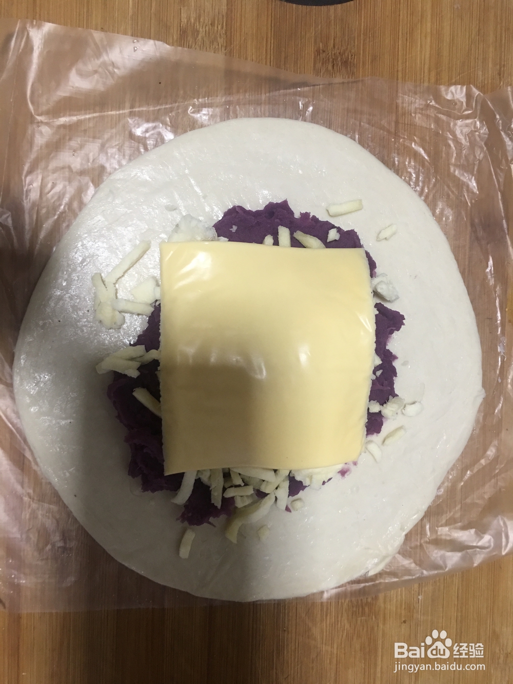 超级简单芝士紫薯拔丝饼