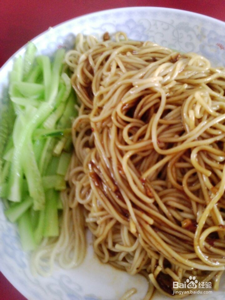 好吃酸辣冷面 凉拌面制作方法以及调料制作