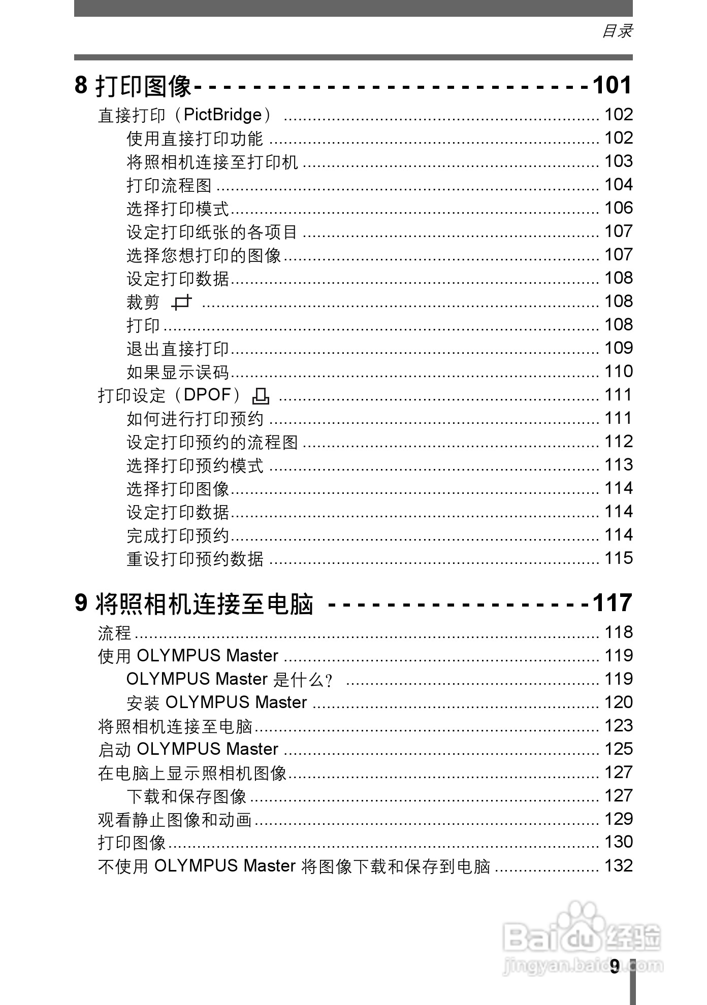 奥林巴斯 stylus-500 D数码相机说明书:[1]