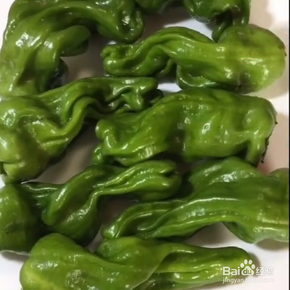 在家做虎皮青椒教程