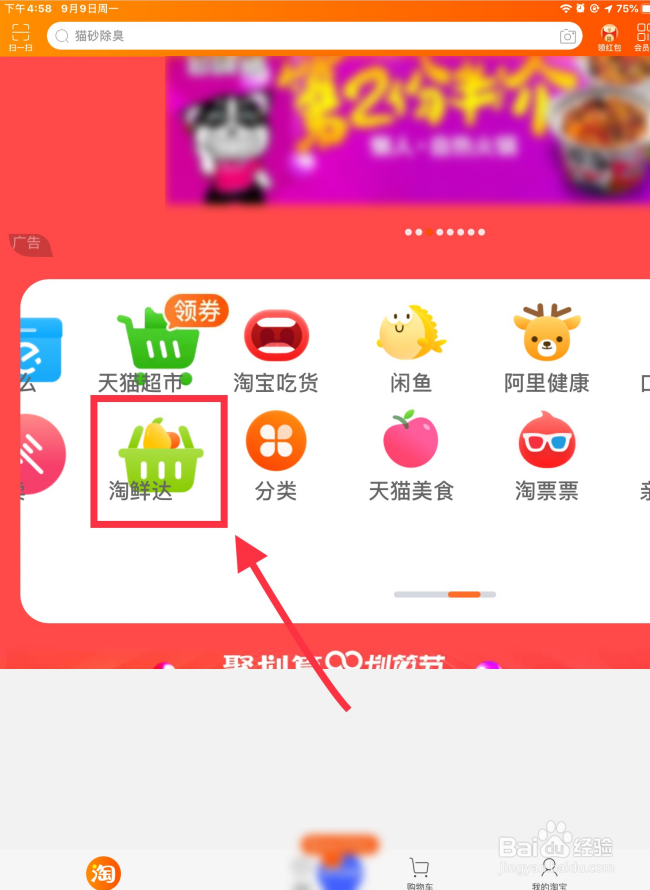 淘宝的淘鲜达在哪里