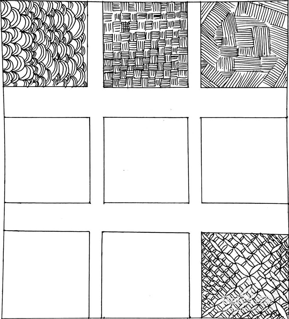 绘画入门基础:线条图案练习方法