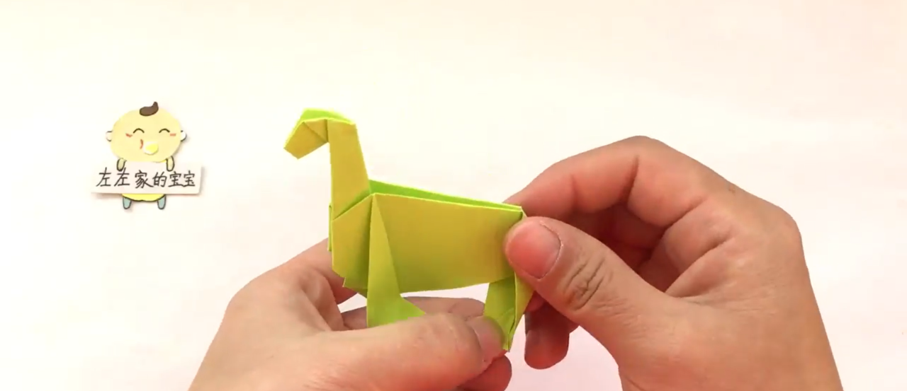 亲子折纸怎么做一匹马
