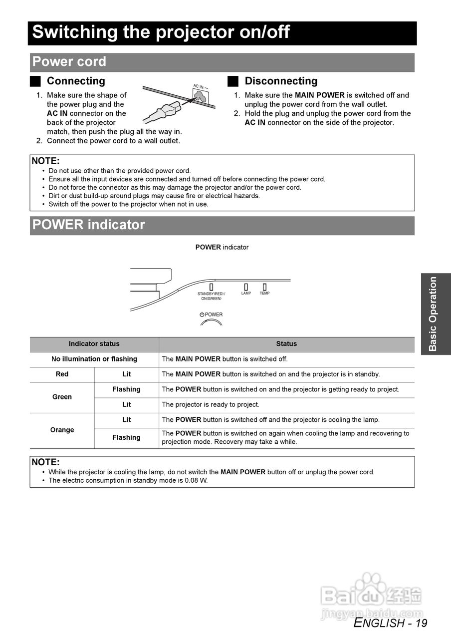 松下PT-AX200U投影机使用说明书:[2]