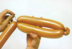 魔法气球造型系列之精品气球小狗