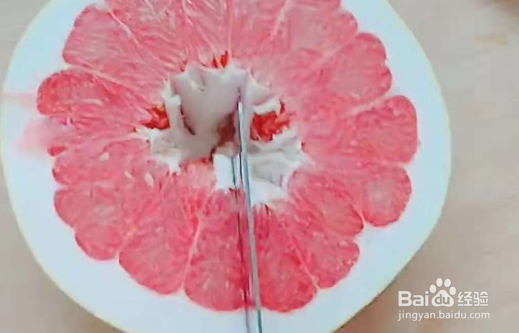 柚子怎么剥皮成爱心