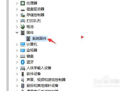 怎样查看电脑系统固件的属性？