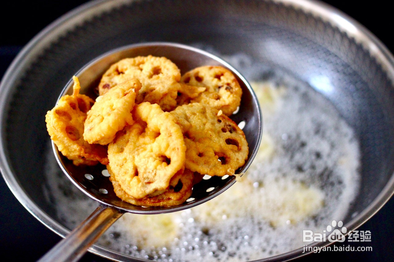 香炸藕盒的做法