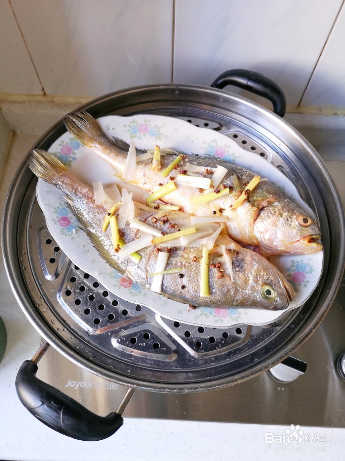 吃光光的清蒸黄花鱼