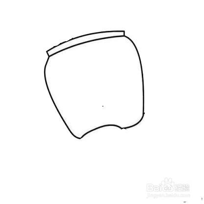 卡通易拉罐的简笔画