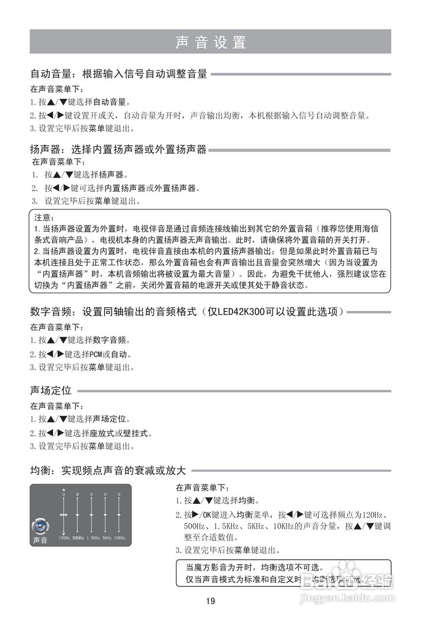 海信LED42K300液晶彩电使用说明书:[2]