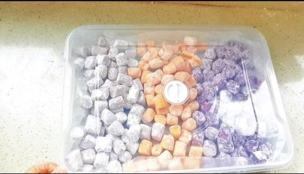 三色芋圆西米露