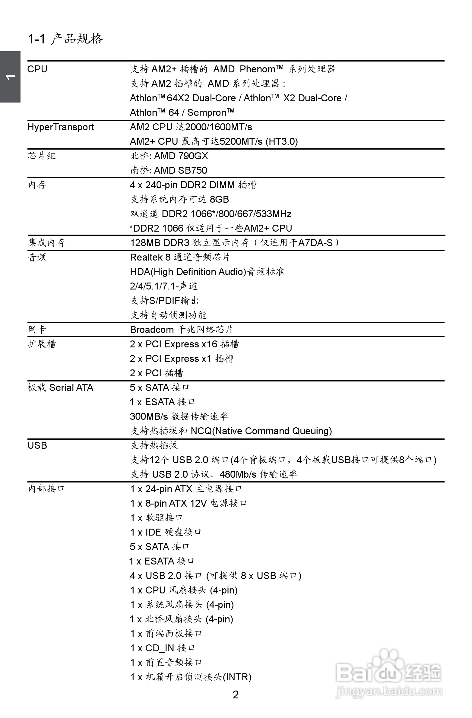 富士康A7DA A7DA-S型主板使用手册:[1]