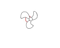 简笔画---怎么画一台电风扇