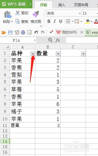 如何使用Excel表的筛选功能
