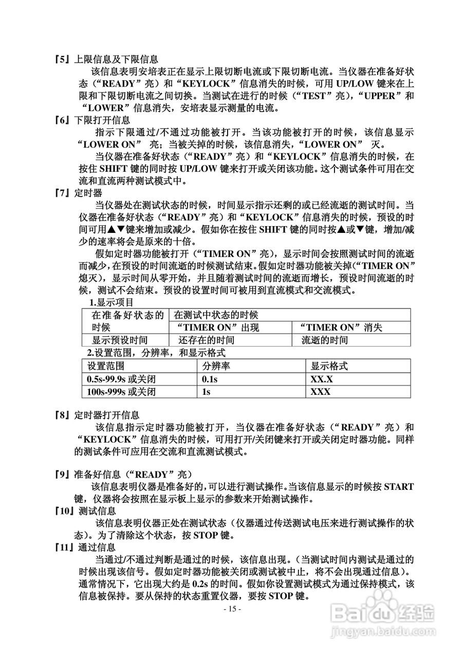 锦流源电子TH5101/TH5101A耐压仪说明书:[2]
